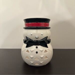 Yankee Candle Snowman Luminary Candle Tea Light Holder Christmas Holiday